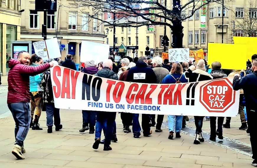 Sheffield Flexes Freedom Muscles in a day Of Action Against The Climate Con