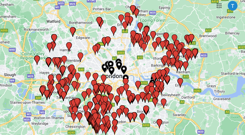 London ULEZ Camera Map The Great Climate Con