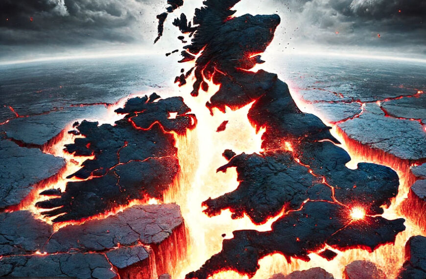A PORTAL TO MIDDLE EARTH OPENS UP BENEATH THE UK AS THE NATION INCINERATES AT 20C+