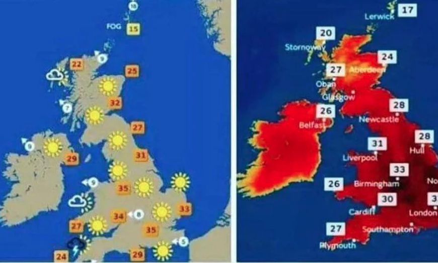 Weather Map Manipulation UK