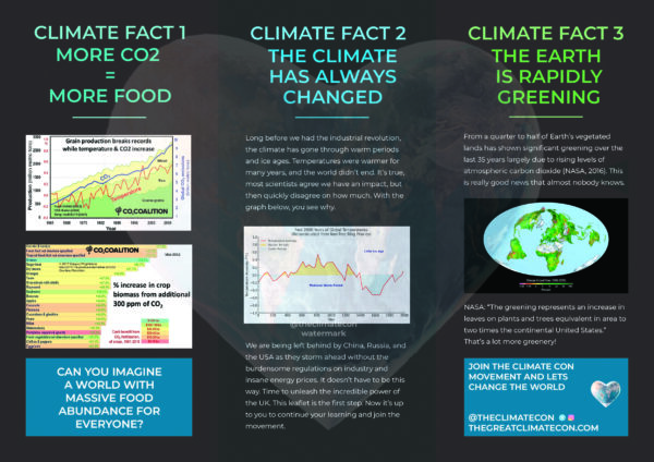 50 x Climate Con A4 Trifold Professional Leaflet - Image 2