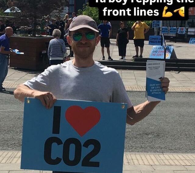 Freedom Fighters Take Over Stockport Against The Climate Con