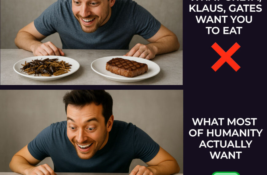 New Study Reveals Shocking Development That People Would Rather Eat Meat Than Bugs! Climate Cultist’s Baffled