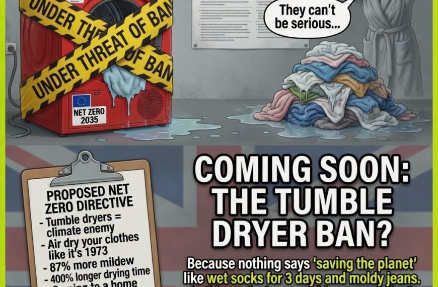 Mad Ed Miliband Wants To Ban Your Tumble Dryer!