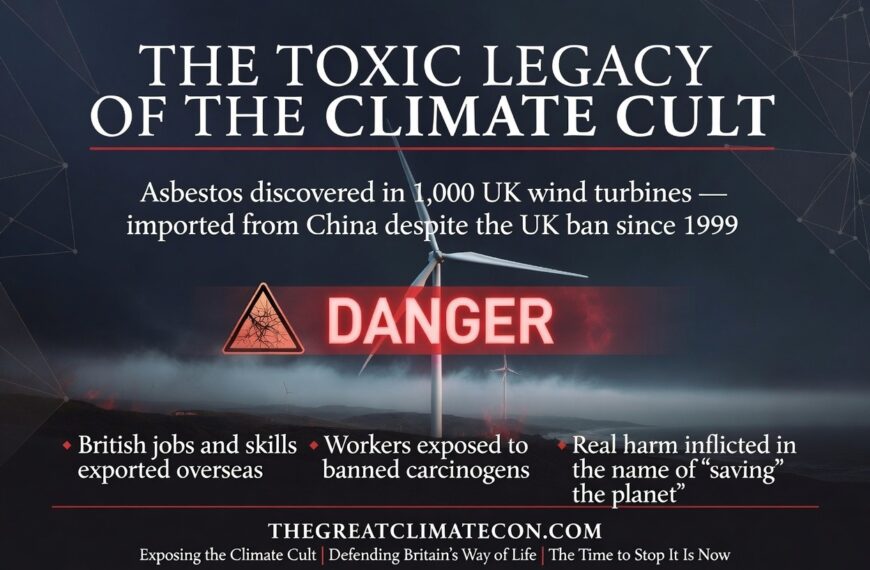 Asbestos Found In Chinese Made Wind Turbines Installed In The UK​