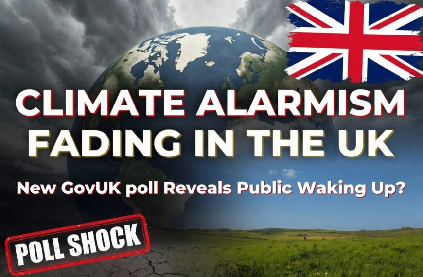 Climate Alarmism Fading In The UK New GovUK Poll Reveals