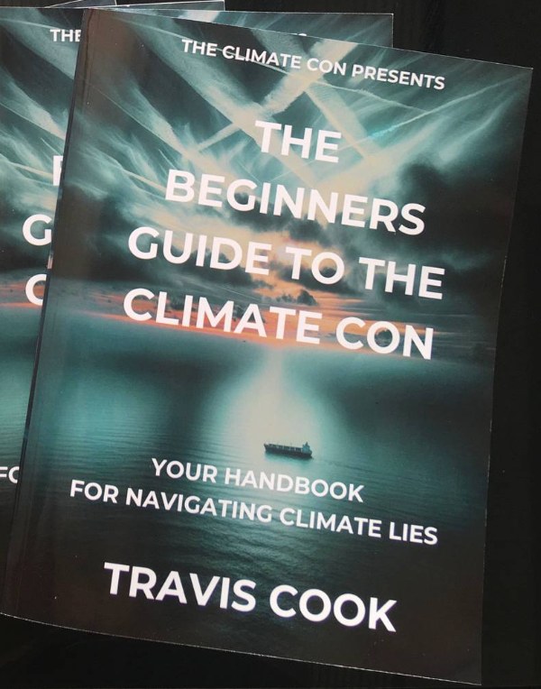 The Beginners Guide To The Climate Con by Travis Cook, book cover